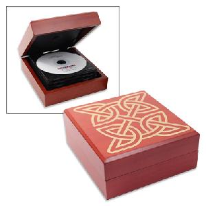 WCN 124 Wooden CD/DVD Case Image